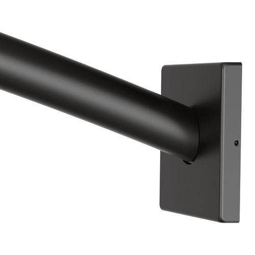 CSR2167BL - Moen CSR2167BL - Matte Black 5' Curved Shower Rod, Csr2167bl