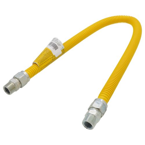 Main product image of 3/4" ID (7/8" OD) ProCoat Coated Stainless Steel Gas Connector w/ 3/4" MIP Fittings (36" Length)