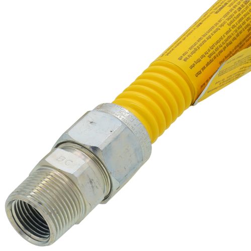 Main product image of 3/4" ID (7/8" OD) ProCoat Coated Stainless Steel Gas Connector w/ 3/4" MIP Fittings (36" Length)