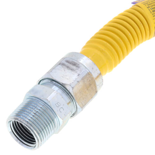 Main product image of 3/4" ID (7/8" OD) ProCoat Stainless Steel Gas Connector w/ 3/4" FIP x 3/4" MIP Fittings (18" Length)