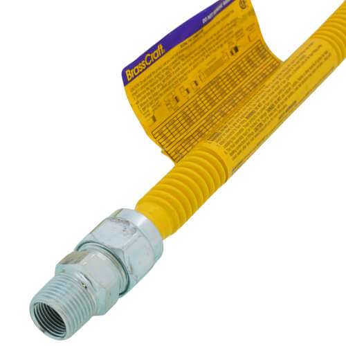 CSSC5436 Brasscraft CSSC5436 1/2" ID ProCoat Stainless Steel Gas