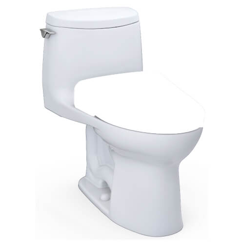 Main product image of UltraMax II 1.28 gpf Elongated 1 Piece Toilet Bowl w/ Cefiontect, WASHLET+ S500e Ready, No Seat (Cotton White)