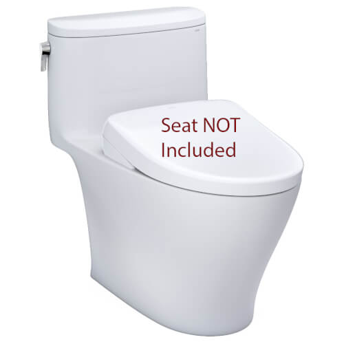 Main product image of Nexus 1.28 gpf Elongated 1 Piece Toilet Bowl w/ Cefiontect, WASHLET+ S500e Ready, No Seat (Cotton White)