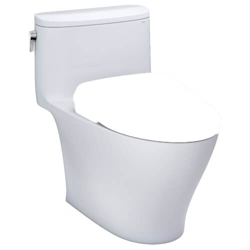 Main product image of Nexus 1.28 gpf Elongated 1 Piece Toilet Bowl w/ Cefiontect, WASHLET+ S500e Ready, No Seat (Cotton White)