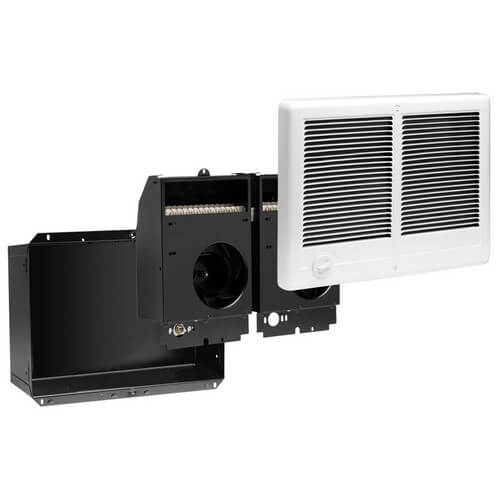 Main product image of Com-Pak Twin Plus White Wall Fan Heater, 3000/2250 Watt (240/208V)