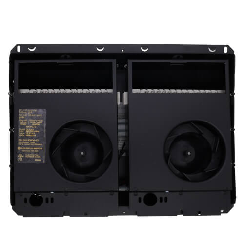 Main product image of Com-Pak Twin Complete White Wall Fan Heater w/o Thermostat, 3000/2250 Watt (240/208V)