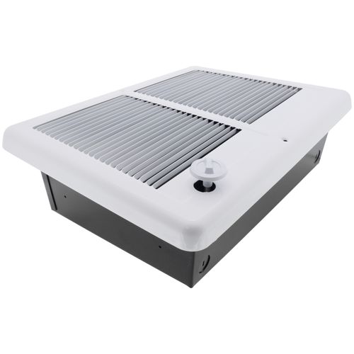 Main product image of Com-Pak Twin Plus White Wall Fan Heater, 4000/3000 Watt (240/208V)