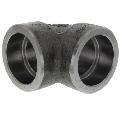 Main product image of 1" 3000# A105N Carbon Steel Socket Weld 90 Elbow