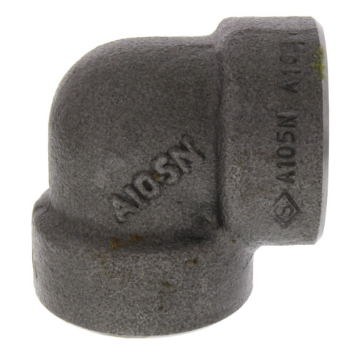 Main product image of 1" 3000# A105N Carbon Steel Socket Weld 90 Elbow