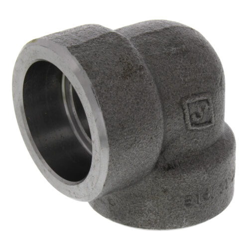 Main product image of 1" 3000# A105N Carbon Steel Socket Weld 90 Elbow