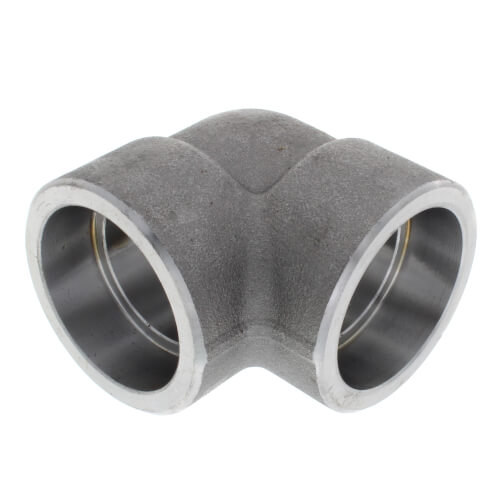 Main product image of 1-1/2" 3000# A105N Carbon Steel Socket Weld 90 Elbow