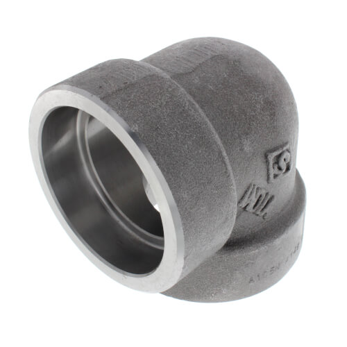 Main product image of 2" 3000# A105N Carbon Steel Socket Weld 90 Elbow