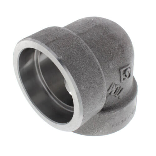 Main product image of 2-1/2" 3000# A105N Carbon Steel Socket Weld 90 Elbow
