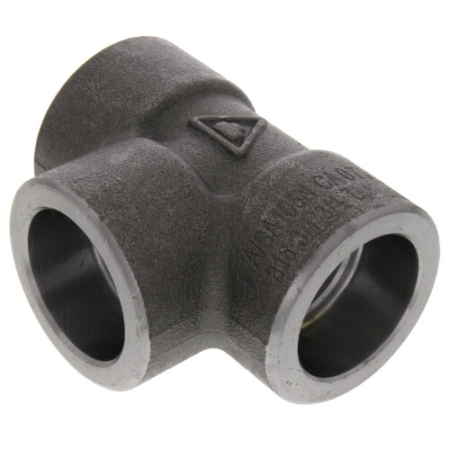 Main product image of 3/4" 3000# A105N Carbon Steel Socket Weld Tee