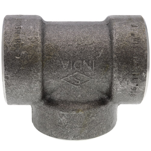 Main product image of 1-1/4" 3000# A105N Carbon Steel Socket Weld Tee
