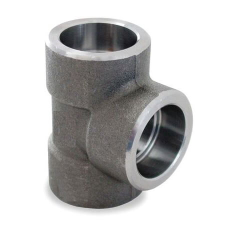 Main product image of 2" X 3/4"3000# A105N Carbon Steel Socket Weld Tee