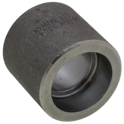 Main product image of 1" 3000# A105N Carbon Steel Socket Weld Half Coupling