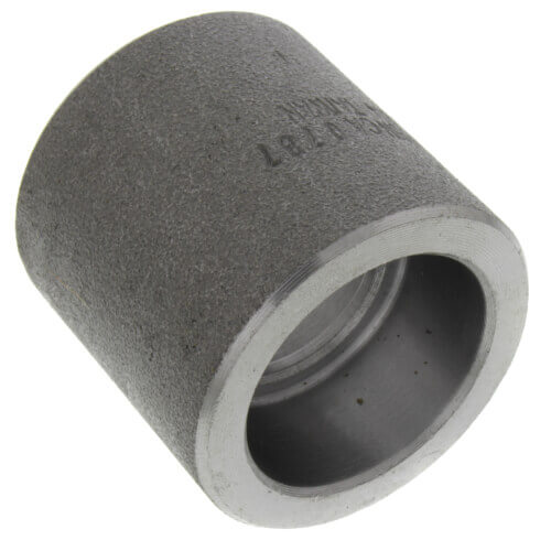Main product image of 3/4" x 1/2" 3000# A105N Carbon Steel Socket Weld Reducer Coupling