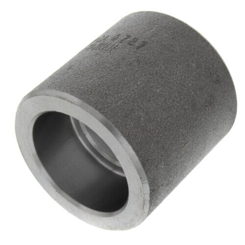 Main product image of 3/4" x 1/2" 3000# A105N Carbon Steel Socket Weld Reducer Coupling