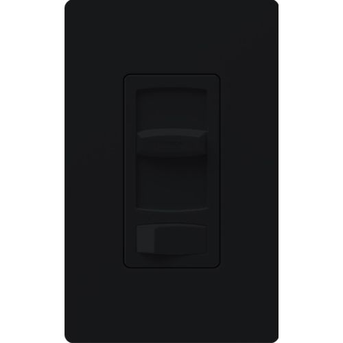 Main product image of Skylark Contour Dimmer Switch, 1000W Incand./Halogen or 600VA MLV, 1 Pole/3-Way, 120V, Black,