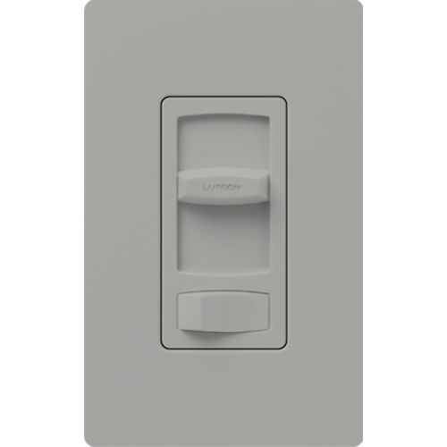 Main product image of Skylark Contour Dimmer Switch, 1000W Incand./Halogen or 600VA MLV, 1 Pole/3-Way, 120V, Gray,
