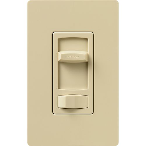 Main product image of Skylark Contour Dimmer Switch, 1000W Incand./Halogen or 600VA MLV, 1 Pole/3-Way, 120V, Ivory,