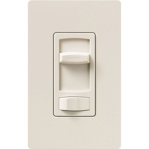 Main product image of Skylark Contour Dimmer Switch, 1000W incan./Halogen or 600VA MLV, 1 Pole/3-Way, 120V, Light Almond