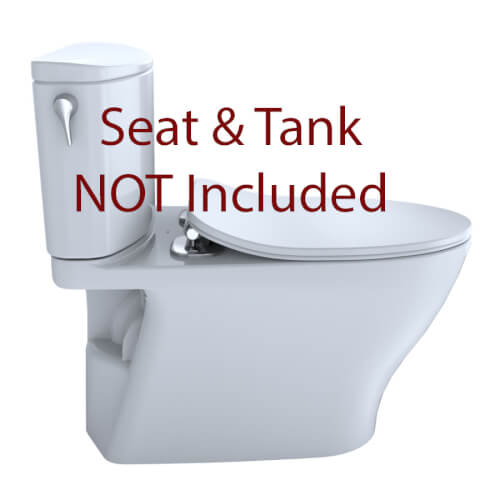 Main product image of Nexus 1.28 gpf Elongated Toilet Bowl Only w/ Cefiontect, WASHLET+ S500e Ready, No Seat (Cotton White)