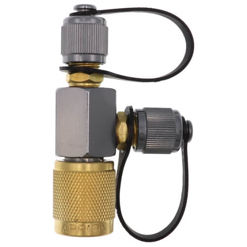 Main product image of MegaSeal Low-Loss Charging T-Fitting (1/4" Flare)