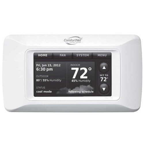 Main product image of ComfortNet CTK04 Communicating 7-Day Programmable Touchscreen Thermostat