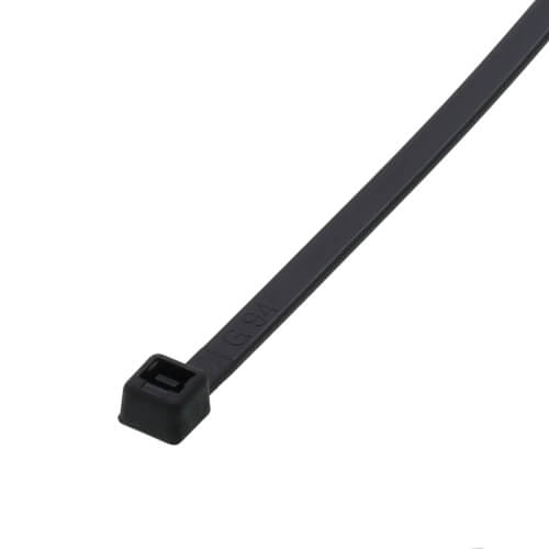Main product image of 8" Nylon Standard Cable Ties, UV Black (Pack of 100)