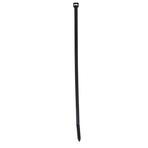 Main product image of 8" Nylon Standard Cable Ties, UV Black (Pack of 100)