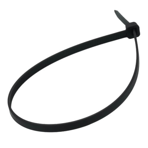 Main product image of 11" Nylon Standard Cable Ties, UV Black (Pack of 100)