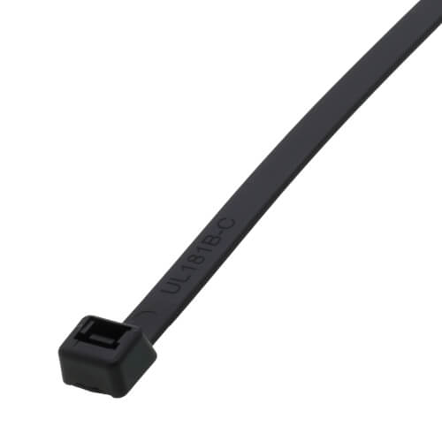Main product image of 24" Nylon Heavy-Duty Cable Ties / Duct Straps, UV Black (Pack of 50)