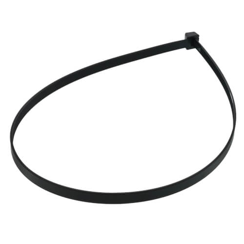 Main product image of 24" Nylon Heavy-Duty Cable Ties / Duct Straps, UV Black (Pack of 50)