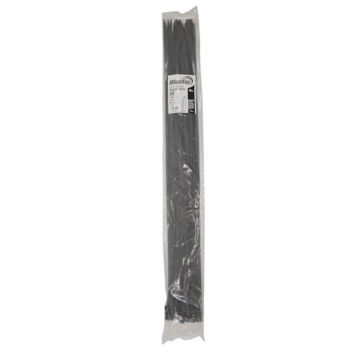 Main product image of 36" Nylon Heavy-Duty Cable Ties / Duct Straps, UV Black (Pack of 50)