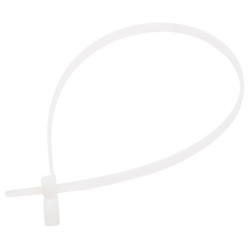 Main product image of 11" Nylon Screw Mount Cable Ties, Natural (Pack of 100)