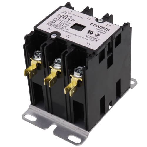 CTR02575 Trane CTR02575 Contactor 30 Amp, 3 Pole, 24V, CTR02575