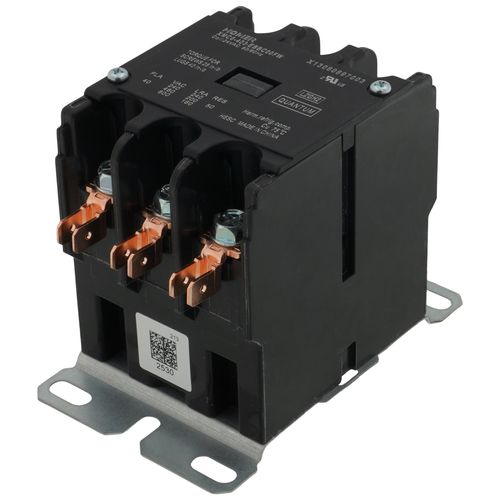 Main product image of 40A 3 Pole 24V Contactor w/ Slotted and Hex Head Washer, CTR03023