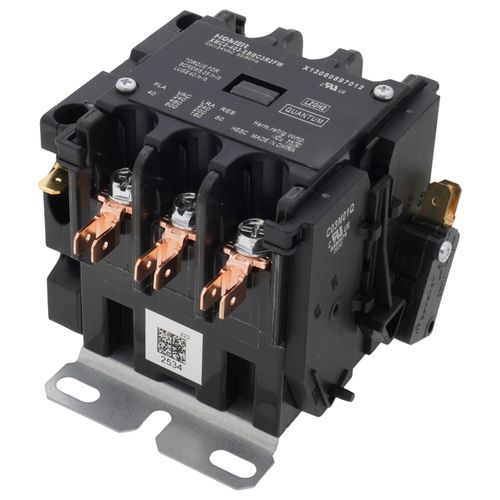 Main product image of 40A 3 Pole 24V Contactor w/ Slotted and Hex Head Washer, Auxiliary, A2L Micro Switch, CTR03027