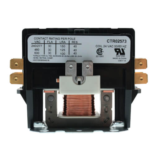 Main product image of 24V, 2 Pole Contactor, 30 Amp, CTR02573
