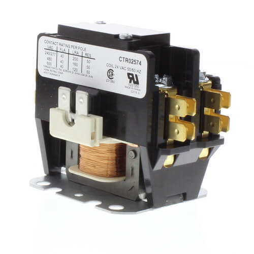 Contactor - 40 Amp, 1 Pole, 24V w/ Screws, CTR02574