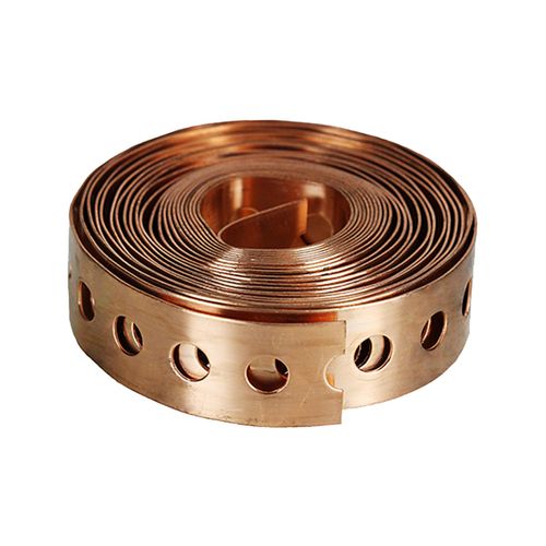 Main product image of 3/4" x 10' 23 Gauge Solid Copper Plumber's Tape Strapping