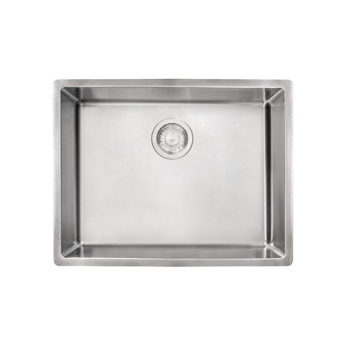 Cube 23" x 18" 18 Gauge Stainless Steel Undermount Single Bowl Kitchen Sink, CUX11021