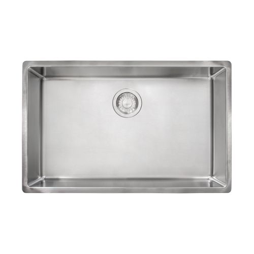 Cube 28.5" x 17.7" 18 Gauge Stainless Steel Undermount Single Bowl ADA Kitchen Sink, CUX11027-ADA
