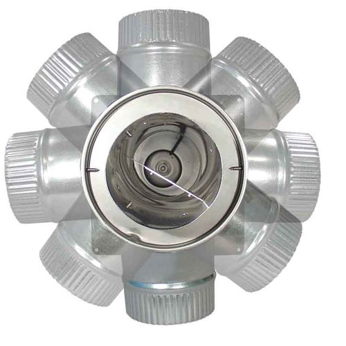 Main product image of CV-4 Telescopic 4" Combovent w/ Combination Air Inlet (Stainless Steel)