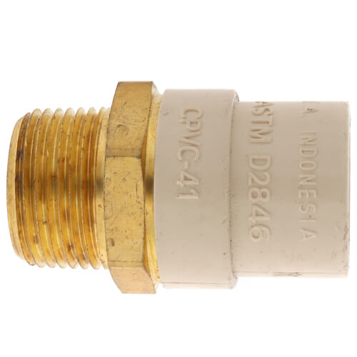 Main product image of 3/4" CPVC x Male Brass Adapter (Lead Free)