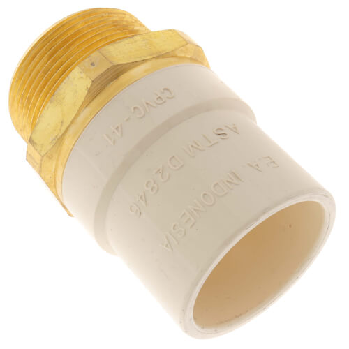 Main product image of 1-1/2" CPVC x Male Brass Adapter (Lead Free)