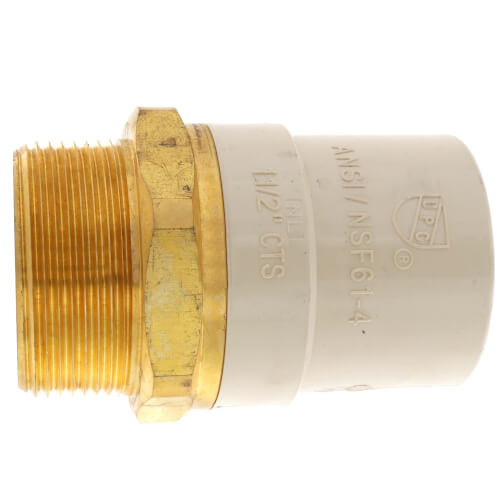 Main product image of 1-1/2" CPVC x Male Brass Adapter (Lead Free)
