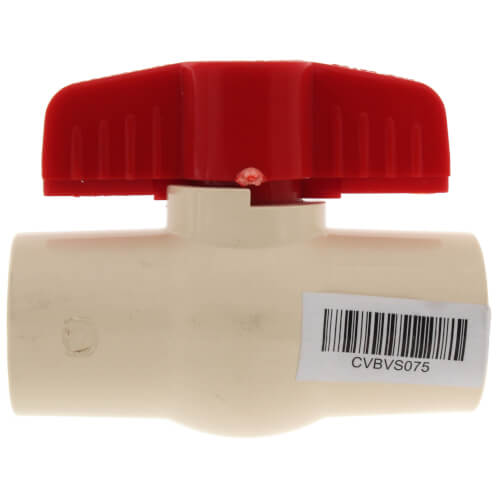 3/4" CPVC Ball Valve (Solvent)